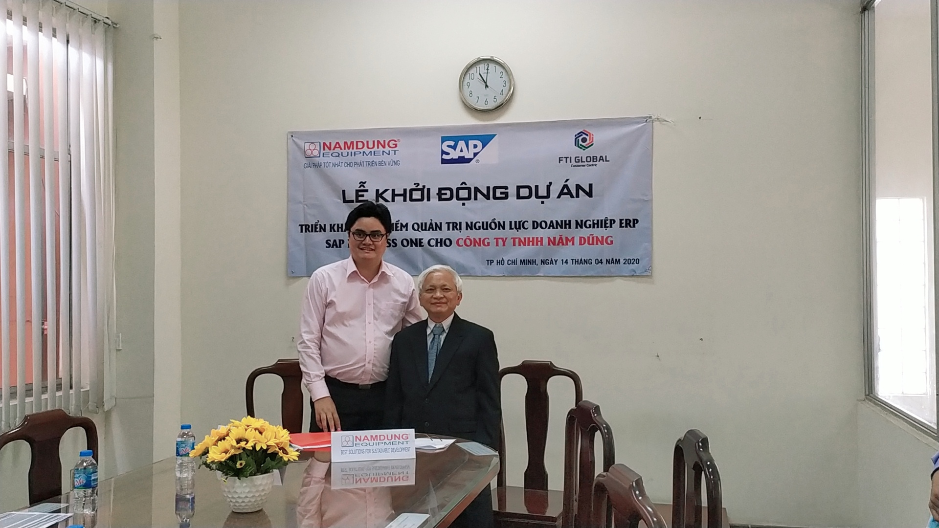 CÔNG TY TNHH NĂM DŨNG VÀ FTI SÀI GÒN TỔ CHỨC LỄ KHỞI ĐỘNG DỰ ÁN TRIỂN KHAI HỆ THỐNG ERP SAP